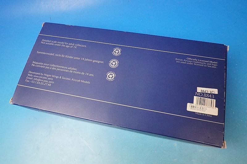 1/200 ���󥳥�� �֥�ƥ��å��� G-BOAC ��8843��AC�ˡ� �ۡ�����/���