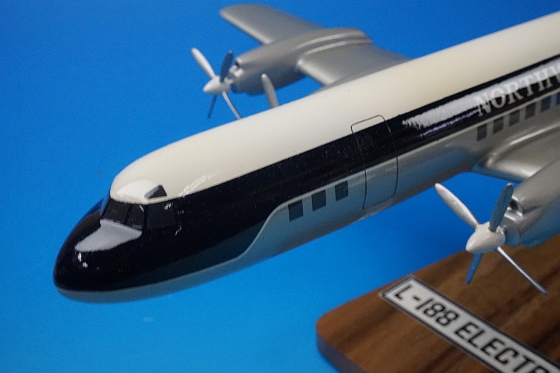 全長約41cm 全幅約37cm ロッキード L-188 エレクトラ NWA