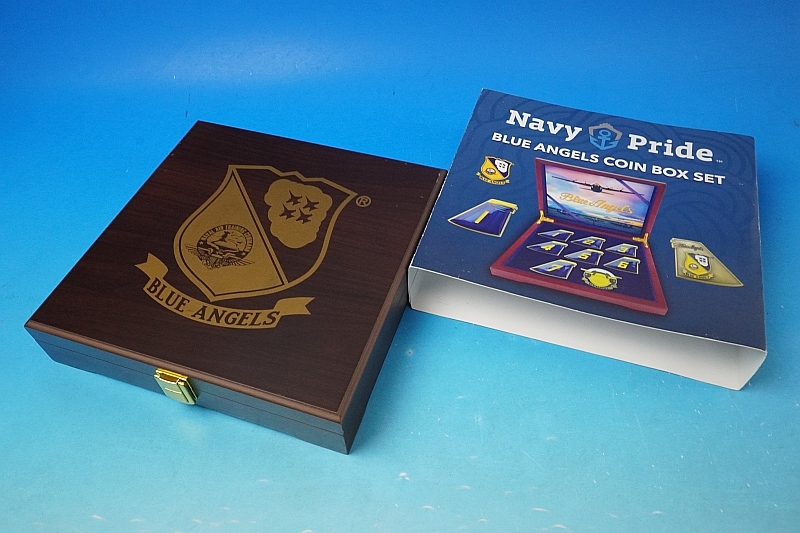 �����󥸥����� ����ꥫ���� Vanguard/�����󥬡��� Navy Pride Blue Angels/�֥롼���󥸥��륹 Coin Box Set ���
