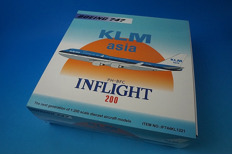 INFLIGHT KLMオランダ航空　747-400 1/200 InFlight200 747-200(SUD) KLMオランダ航空 PH-BUO 1/200