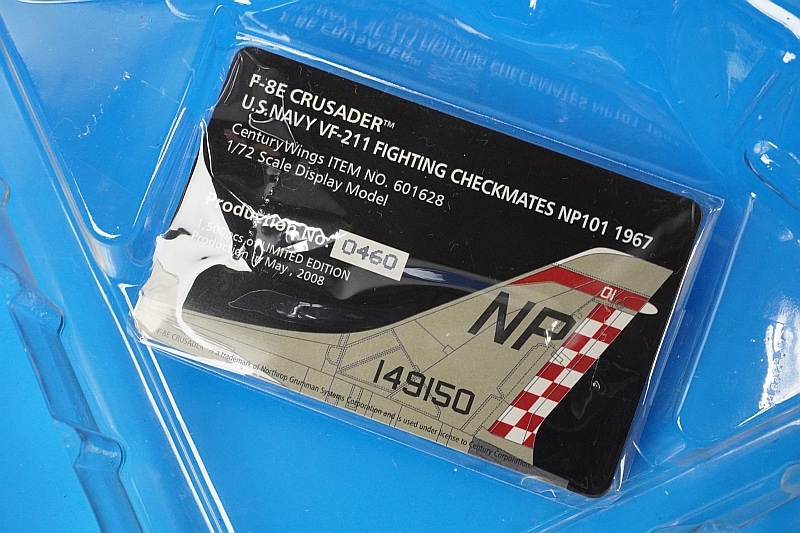 1/72 F-8E クルセイダー アメリカ海軍 VF-211 チェックメイツ