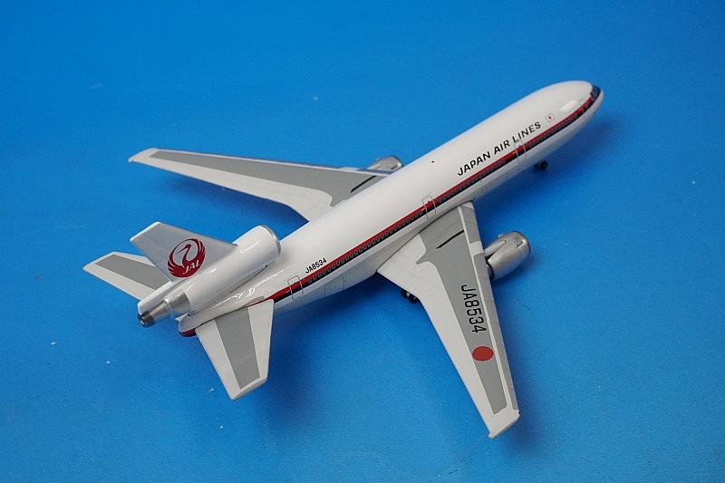 レア！ソリッドモデル（木製模型）1/100 JAL B727-100 鶴丸塗装 1/400 B767-300 JAL 新鶴丸塗装 JA654J [10500] フェニックス