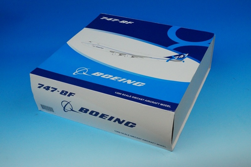 ヘルパ製　B747-8F　ハウスカラー　N747EX 1/200 JC Wings 747-8F（貨物型） ボーイング社 ハウスカラー