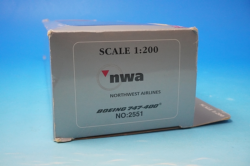 1/200 B747-100 nwa ノースウエスト N661US [2551] ホーガン