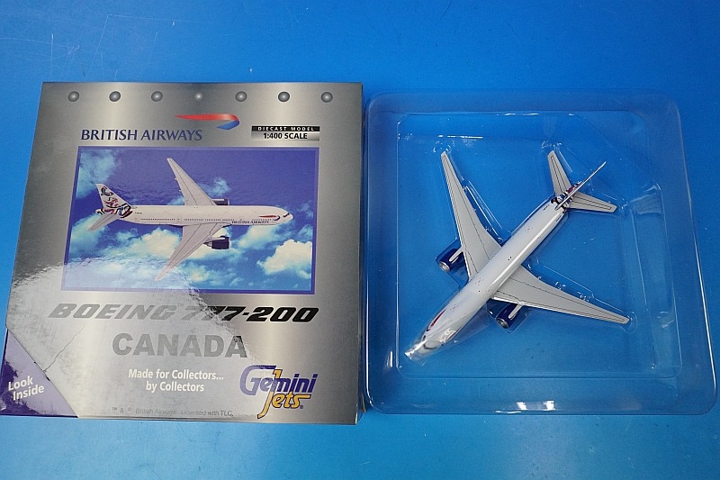 1/400 B777-200 �֥�ƥ��å��� ���ʥ� G-VIIN ��GJBAW269�� �����ߥ�/���