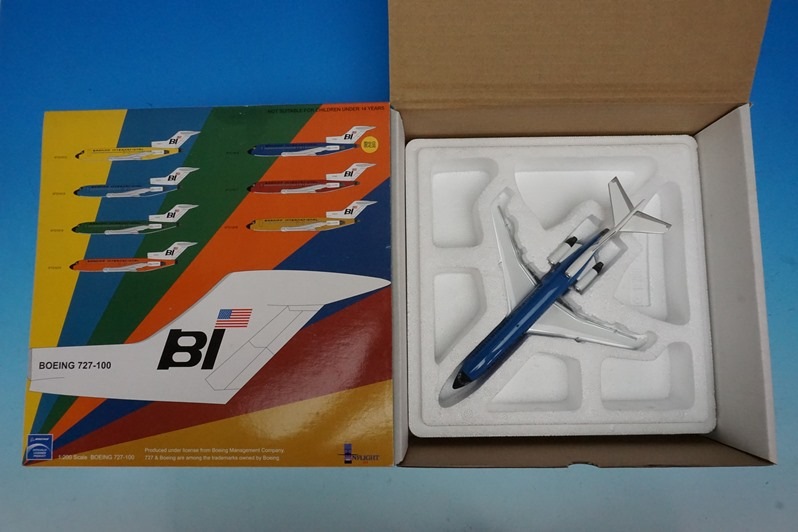 1/200 B727-100 �֥�˥չ�� �������֥롼 N7284 ��IF721016�� ����ե饤��/���