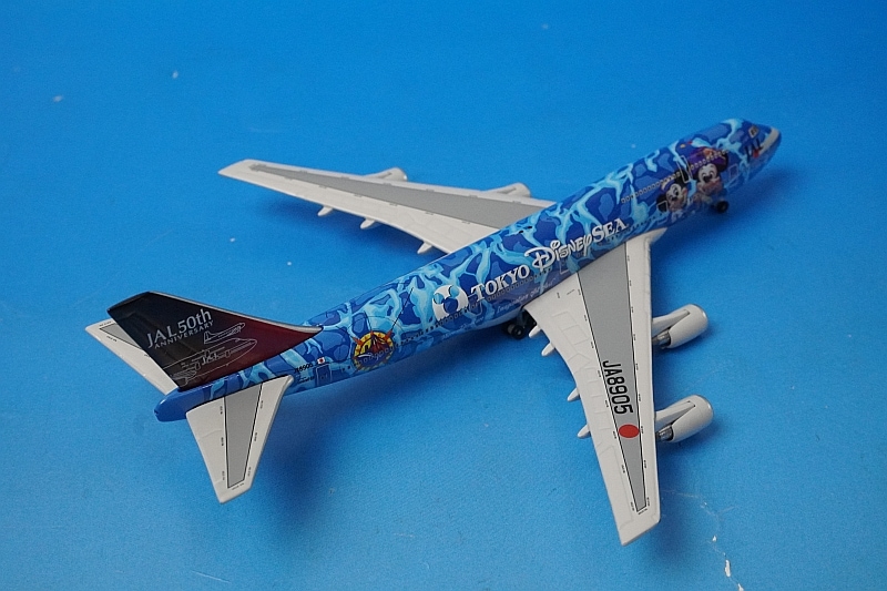 JAL B747-400 東京ディズニーシー 1/500 Jal B747-400 50th Anniversary Disney 100 Years Of Magic