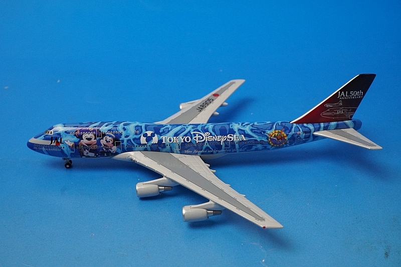 航空機・ヘリコプター JAL50th B747-400D 1/500 1/500 B747-400D JAL 東京ディズニーシー JA8905 [2002-21