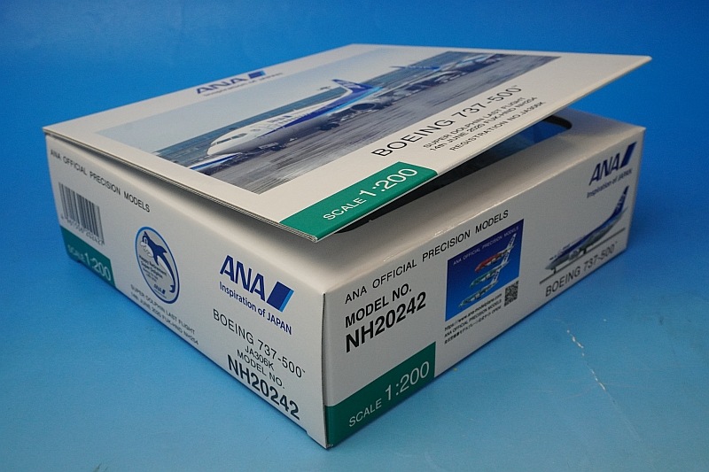 1/200 B737-500 ANA Happy Retirement Super Dolphin JA306K �������㥹�ȴ�����(VHF �������Ĥ� ������� �ץ졼���ա� ��NH20242�� ����������/����