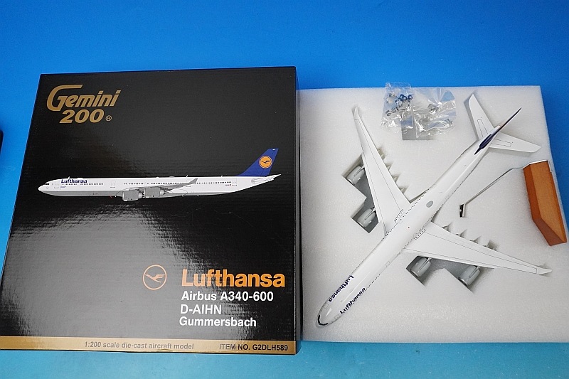 1/200 A340-600 ��եȥϥ� Gummersbach/����ޡ����Хå� D-AIHN [G2DLH589] �����ߥ�/���