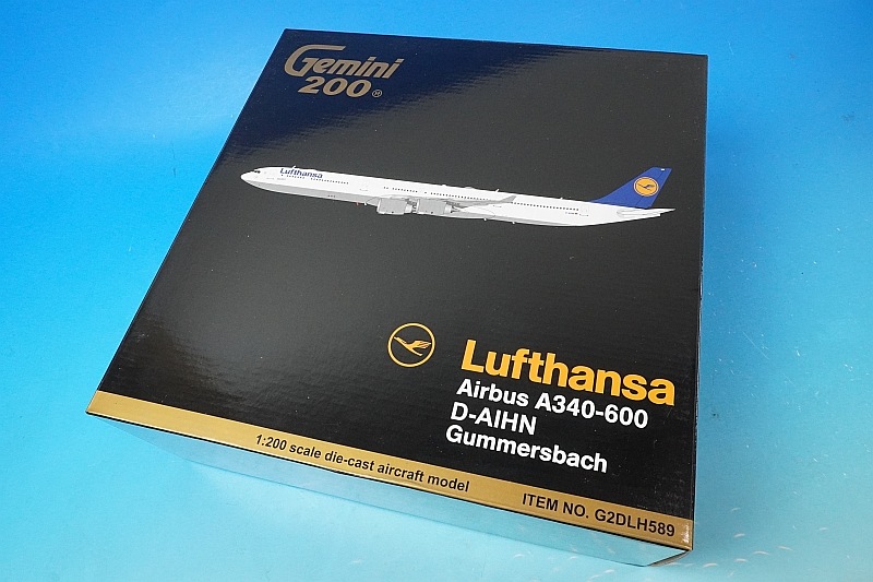 1/200 A340-600 ��եȥϥ� Gummersbach/����ޡ����Хå� D-AIHN [G2DLH589] �����ߥ�/���
