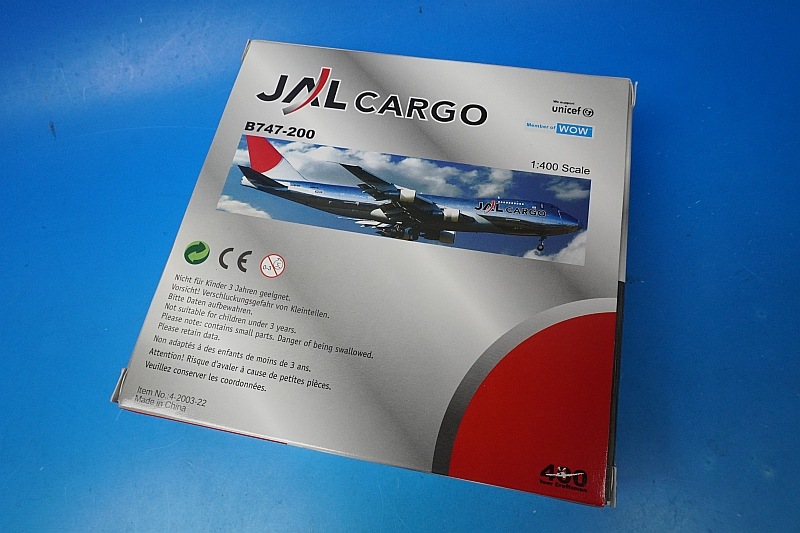 1/400 B747-200 JAL������ JA8180 [4-2003-22] �ӥå��С���/���