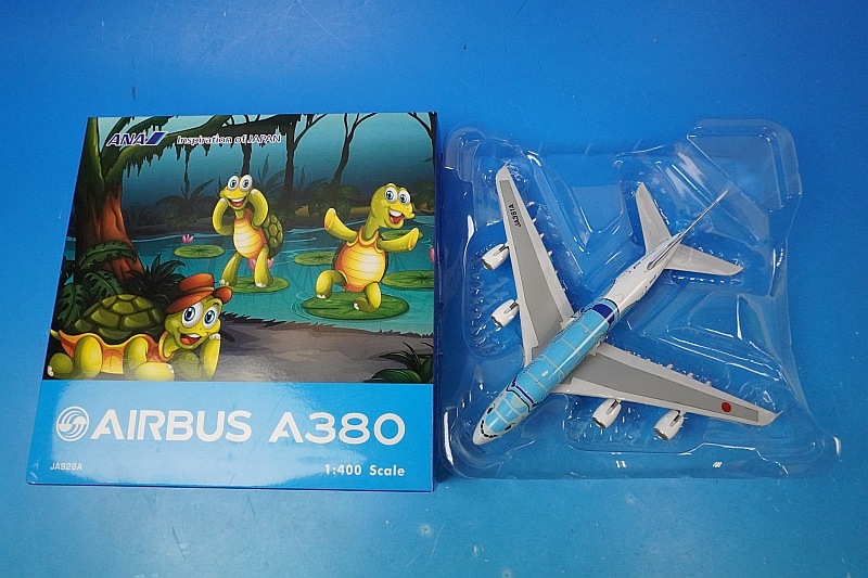 1/400 A380-800 ANA FLYING HONU Lani ブルー JA381A ［04199