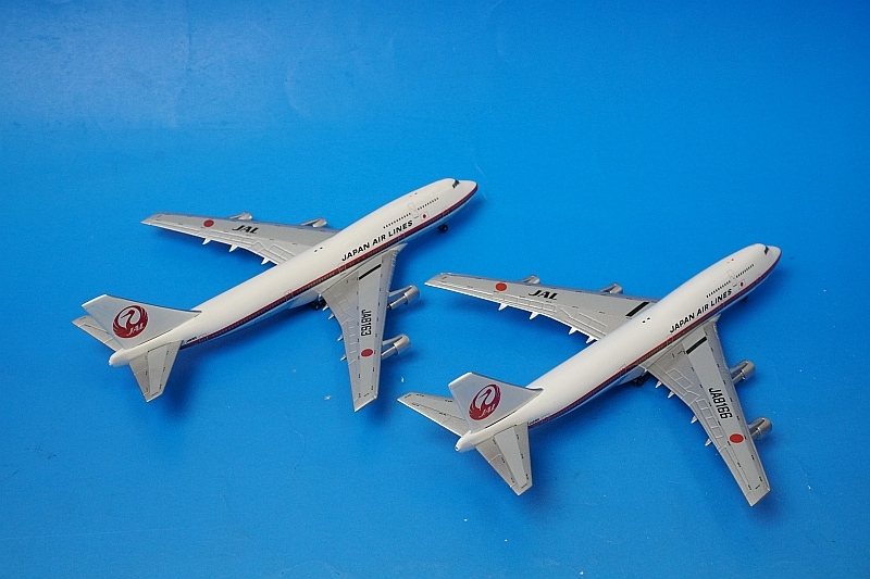 JAL B 747-300 鶴丸1/500 1/400 B747-300 JAL 旧鶴丸塗装 JA8163 JA8166 [2004-003] ビッグ