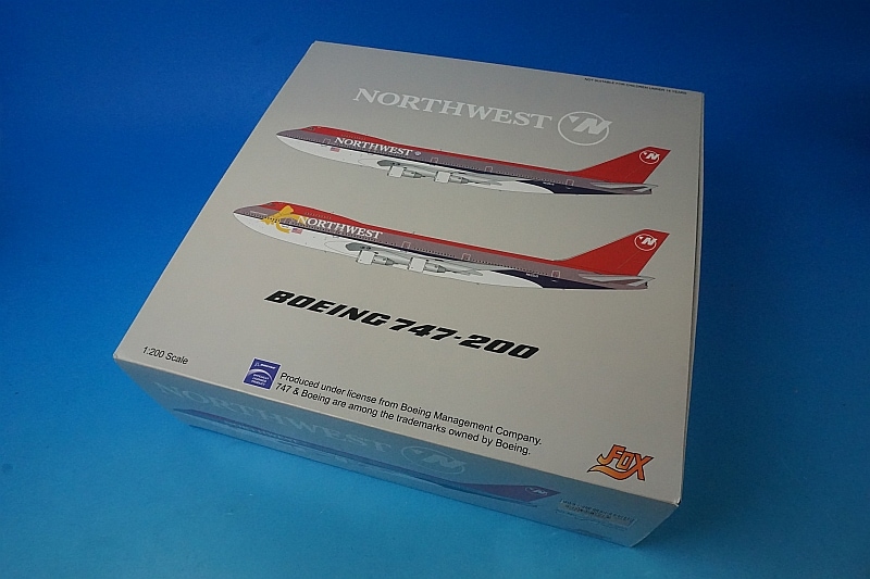 J.飛行機模型　箱無し　6点セット 1/200 B747-200 nwa ノースウエスト N626US [JF-747-2-004] J