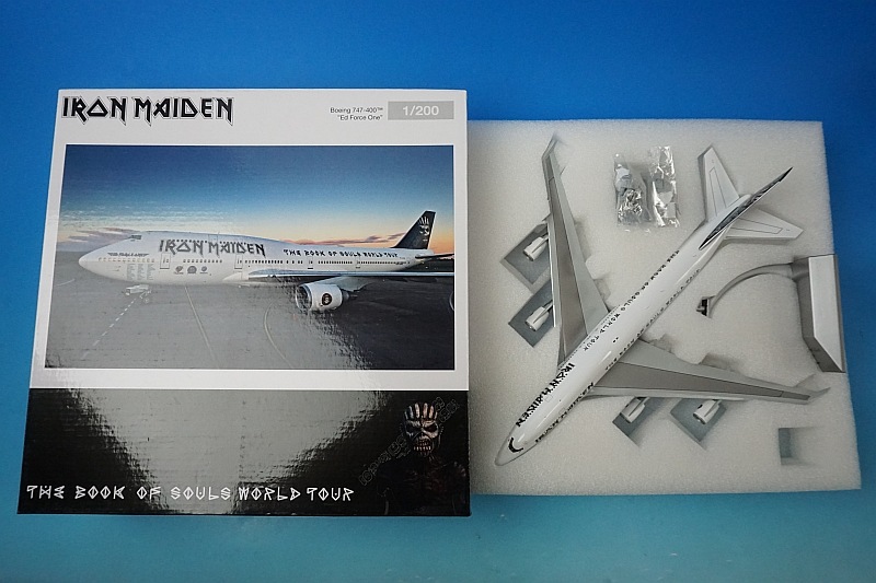 1:200 アイアン・メイデン B747-400 TF-AAK 1/200 B747-400 アイアンメイデン ワールドツアー2016専用機 エド