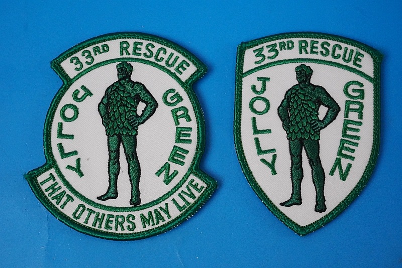 ��åڥ� USAF ����ꥫ���� 33RD RESCUE/��33���������� JOLLY GREEN 2��2�祻�å� �٥륯������/���
