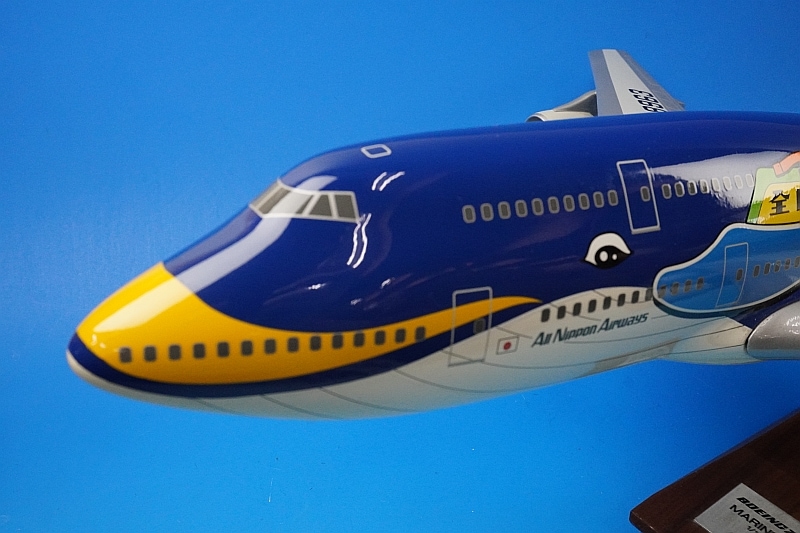 1/100 B747-400 ANA マリンジャンボ JA8963 パックミン/中古