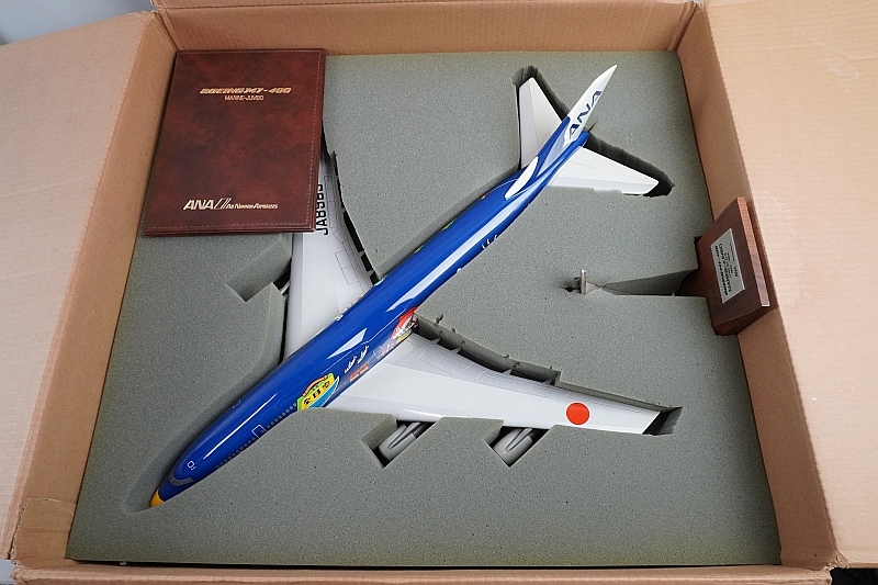 1/100 B747-400 ANA マリンジャンボ JA8963 パックミン/中古
