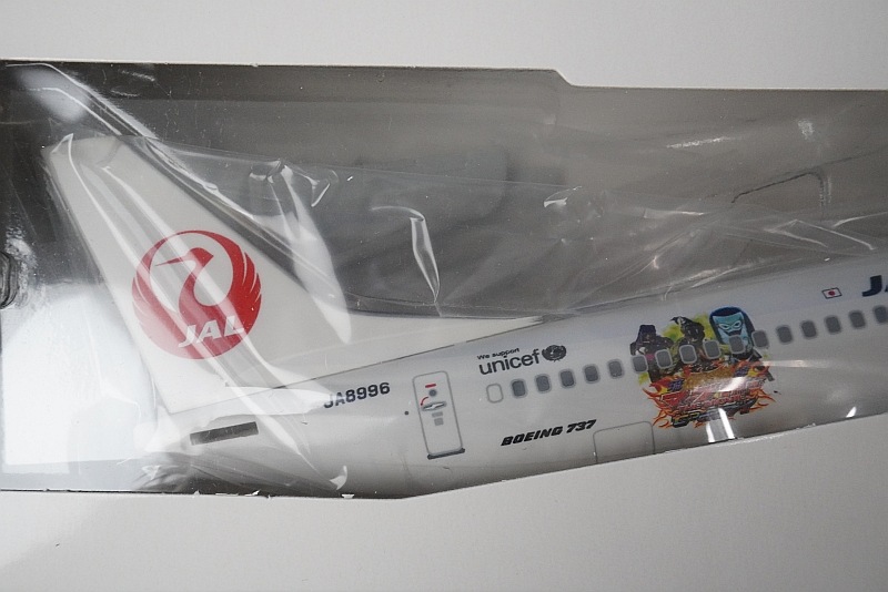 1/130 B737-400 JTA 日本トランスオーシャン 琉神マブヤー JA8526＆THE