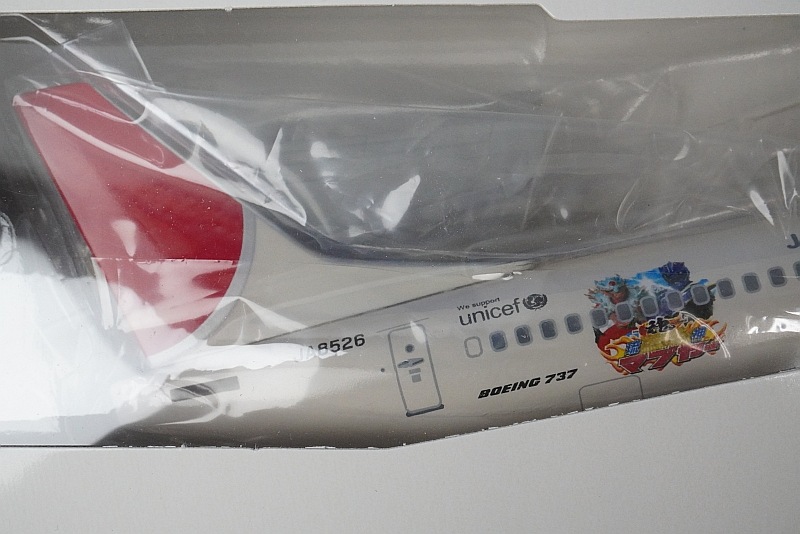 1/130 B737-400 JTA 日本トランスオーシャン 琉神マブヤー JA8526＆THE
