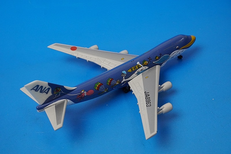 1/500 B747-400D ANA マリンジャンボ JA8963 C&C/中古｜｜飛行機模型