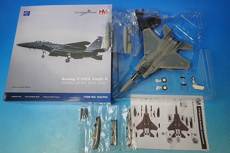 1/72 F-15EX イーグル2 w/AIM-120 アメリカ空軍 第53航空団 [HA4566
