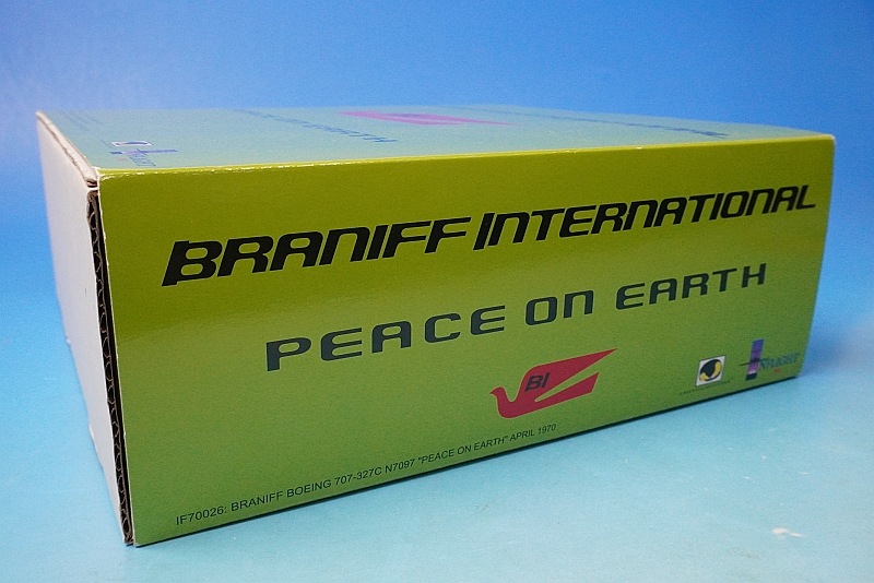 1/200 B707-327C �֥�˥չ�� ���꡼�� PEACE ON EARTH N7097 ��IF70026�� ����ե饤��/���