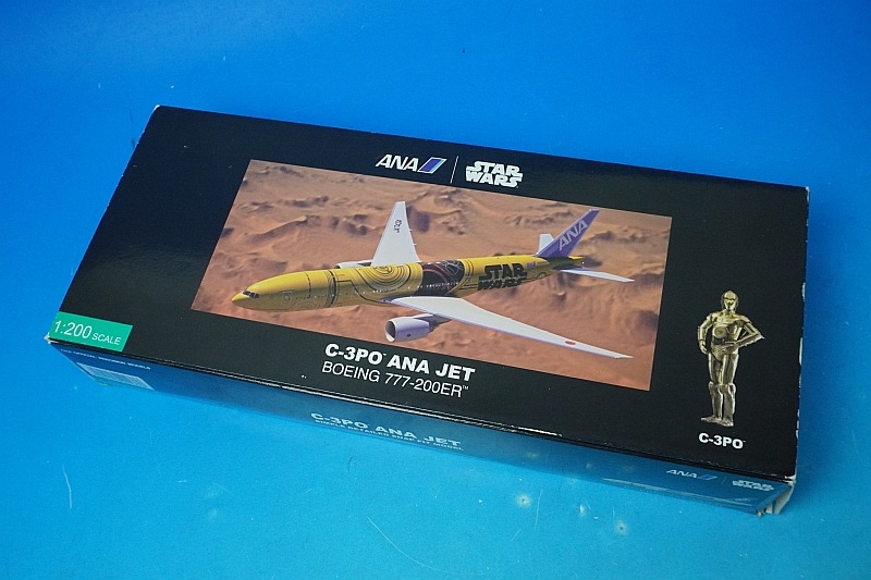 ANA C-3PO ANA JET 1/200 B777-200ER セット 1/200 B777-200ER ANA スターウォーズ C-3PO JA743A [NH20137] 全日空