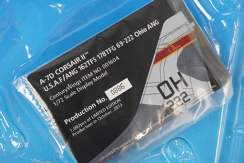 1/72 A-7D ���륻��II ����ꥫ���� ��178�����Ʈ�Ҷ��� ��162�����Ʈ������ ������åԡ� #69-6222 ��001604] CENTURY WINGS/���