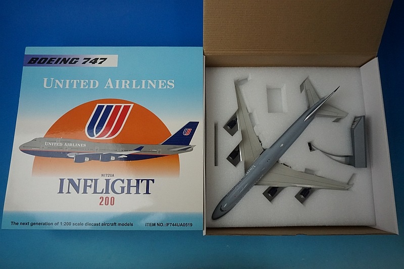 1/200 B747-400 ��ʥ��ƥå� N172UA [IF744UA0519] ����ե饤��/���