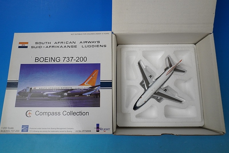 1/200 B737-200 ���������եꥫ�� ZS-SBM ��IF732008�� ����ե饤��/���