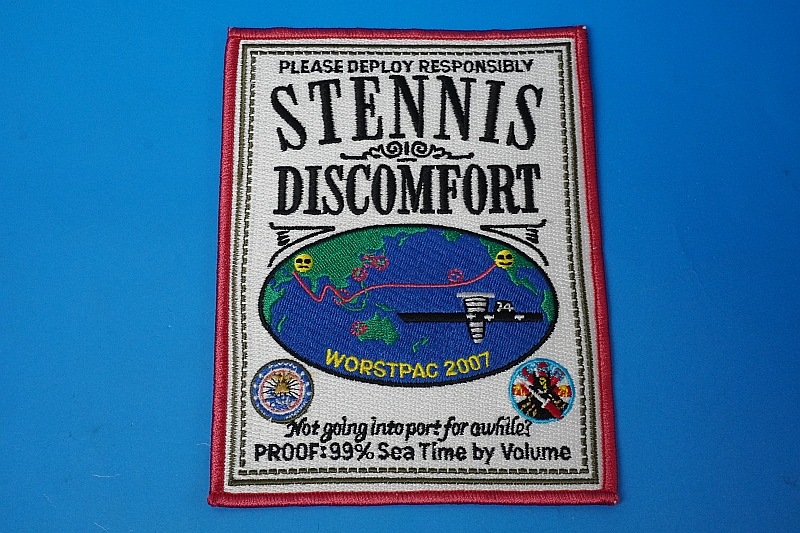 ��åڥ� USN ����ꥫ���� STENNIS DISCOMFORT CVN-74/CVW-9 WORSTPAC 2007 ��ʿ�ν�ҵ�ǰ �ѷ� �٥륯���ʤ�/���