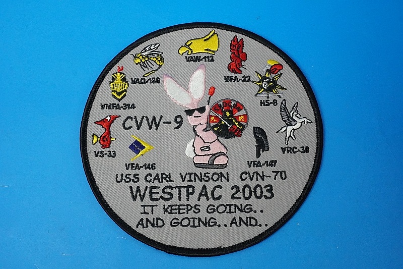 ��åڥ� USN ����ꥫ���� WESTPAC/�������ȥѥå� 2003 USS CARL VINSON/�����롦�����󥽥� CVW-9 CVN-70 �٥륯���ʤ�/���