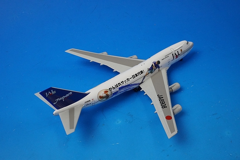 112 JAL B 747-400 1:400スケール 1:400 Japan Airlines 日本航空 JAL JA8915 Boeing 747-400