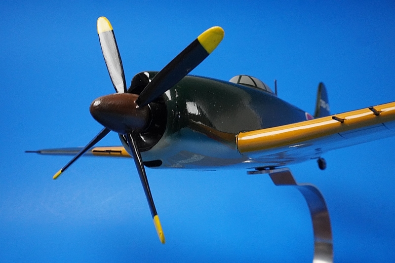 全長約33cm 全幅約42cm 紫電改（川西/N1K2－J） ＃210-134