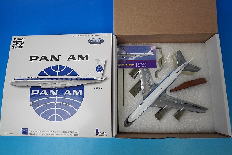 1/200 B720-030B PANAM �ѥ�ʥ� N785PA ��IF7200816P�� ����ե饤��/���