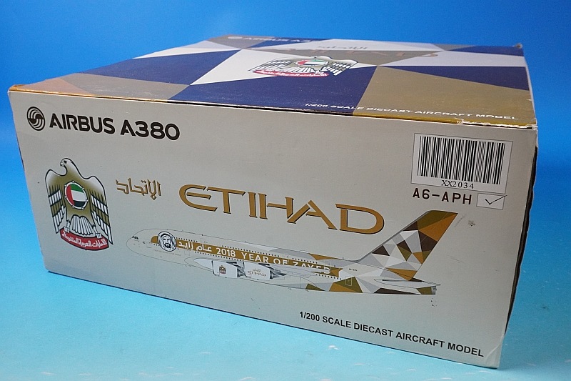 1/200 A380-800 ���ƥ��ϥ� Year of Zayed 2018 A6-APH ��XX2034�� JC�����󥰥�/���