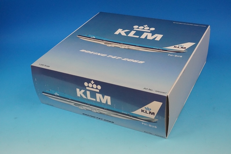 ARD Models 1/200 KLMオランダ航空 B747-206B KLM - Royal Dutch Airlines Boeing 747-206B SUD PH-BUO with
