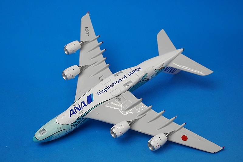 Aviation 1:400 ANA A380-800 JA382A 全日空 www.JetCollector.com: ANA - All Nippon A380 JA382A Flying