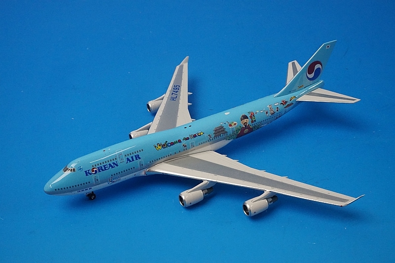 1/400 B747-400 コリアン 大韓航空 VISIT KOREA YEAR HL7495 ［04003