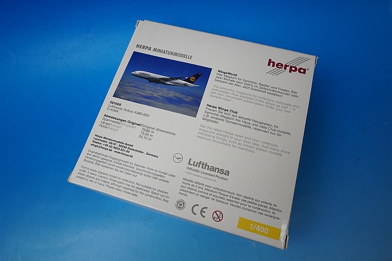 1/400 A380-800 ��եȥϥ� D-AIMA [561068] �إ��/���