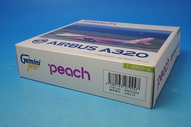 1/400 A320-200 �ԡ��� 11�浡 JA811P ��MM40004�� �����ߥ�/���