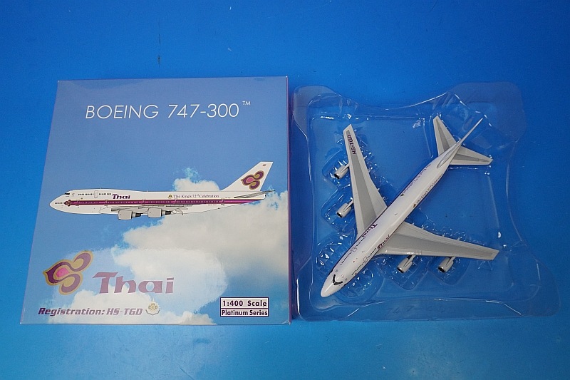 1/400 B747-300 タイ The Kings 72nd Celebration HS-TGD [11648