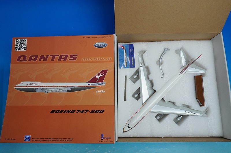 1/200 B747-200 ���󥿥� ��ȥ����� VH-EBA ��IF742QFA7421P�� ����ե饤��/���