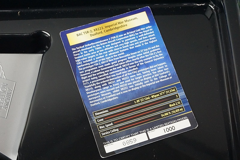 1/72 BAC TSR-2 �����ꥹ���� XR222 ��Ω������ʪ�� Ÿ���� ���å����ե����� ����֥�å����㡼 [AA38602] ��������/���