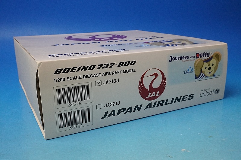 1/200 B737-800 JAL Journeys with Duffy JA318J XX2926 JC󥰥/