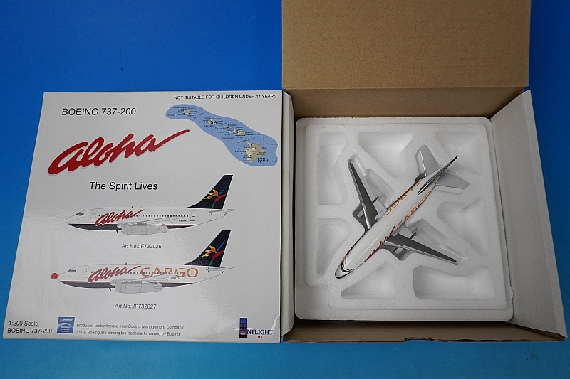1/200 B737-200 �����ϥ����� N817AL ��IF732027�� ����ե饤��/���