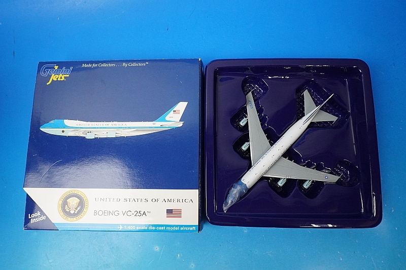 ジェミニ 1/400 Boeing VC-25A エアフォースワン アメリカ 747 AIRFORCE ONE 大統領政府専用機 USAF 28000 Gemini 747-200