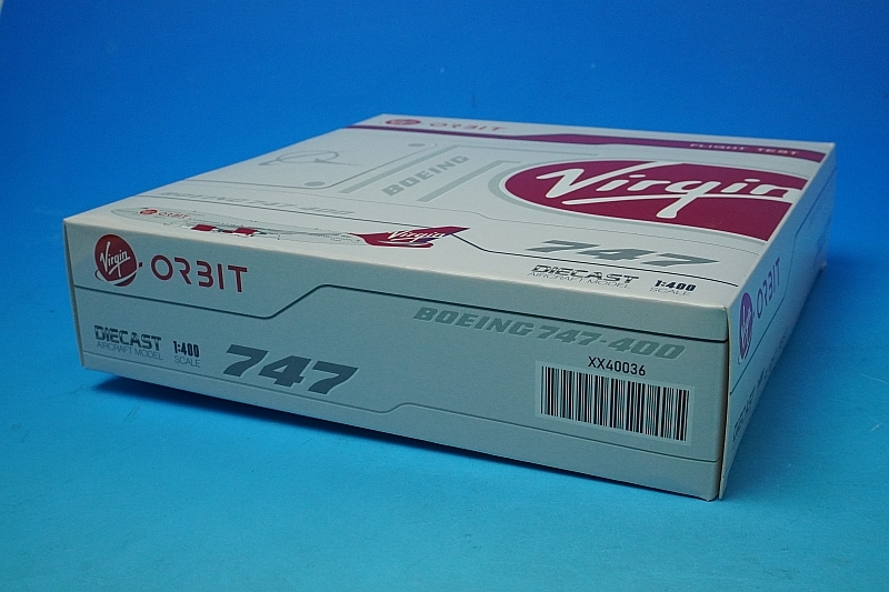 1/400 B747-400 Virgin ヴァージンオービット ランチャーワン空中発射